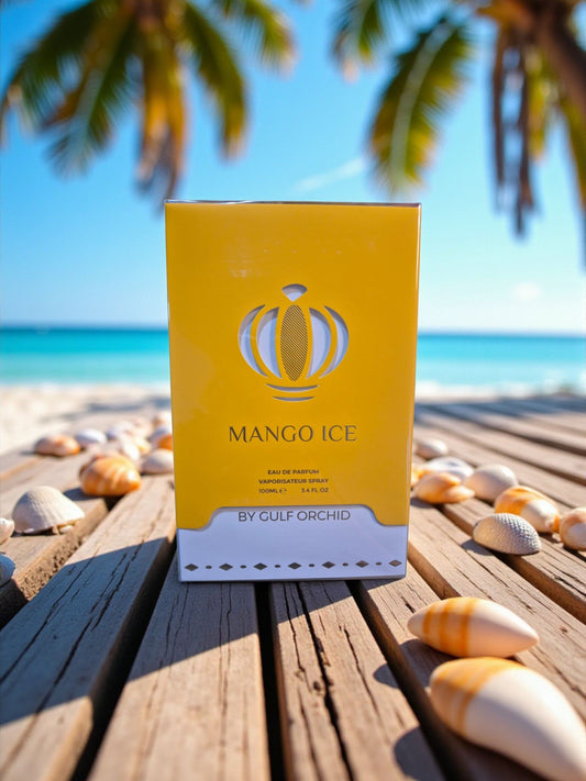 Gulf Orchid Ice Mango 100ml – Fresh Fruity Mango Perfume | Summer Scent UK