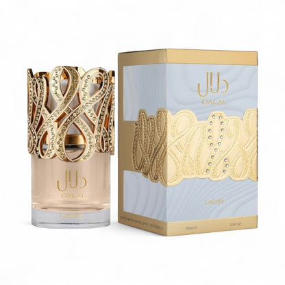 Lattafa Dalal Eau de Parfum 100ml Sweet Vanilla Caramel Luxury Long Lasting Perfume