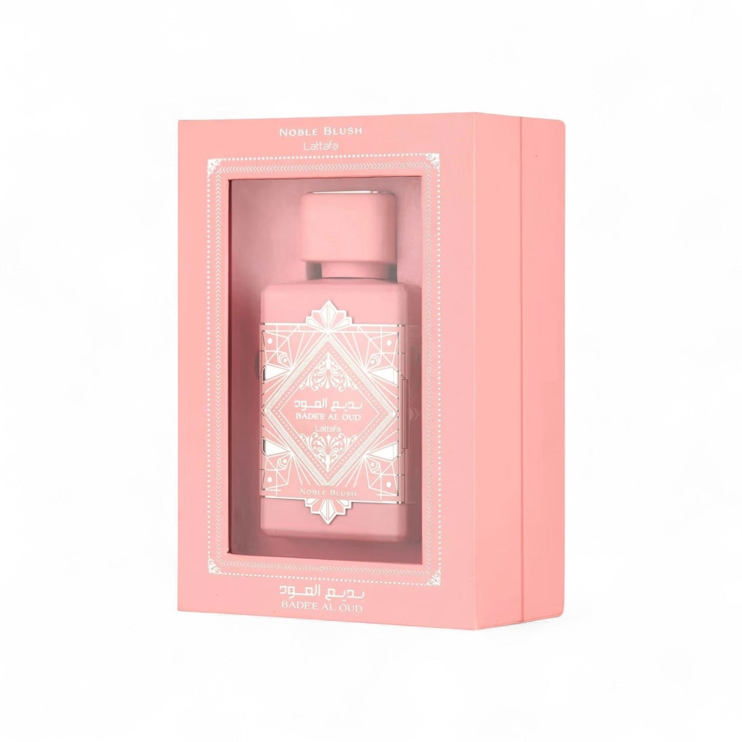 Lattafa Badee Al Oud Noble Blush Eau De Parfum 100ml – Sweet Creamy Rose Vanilla Almond Musk Fragrance