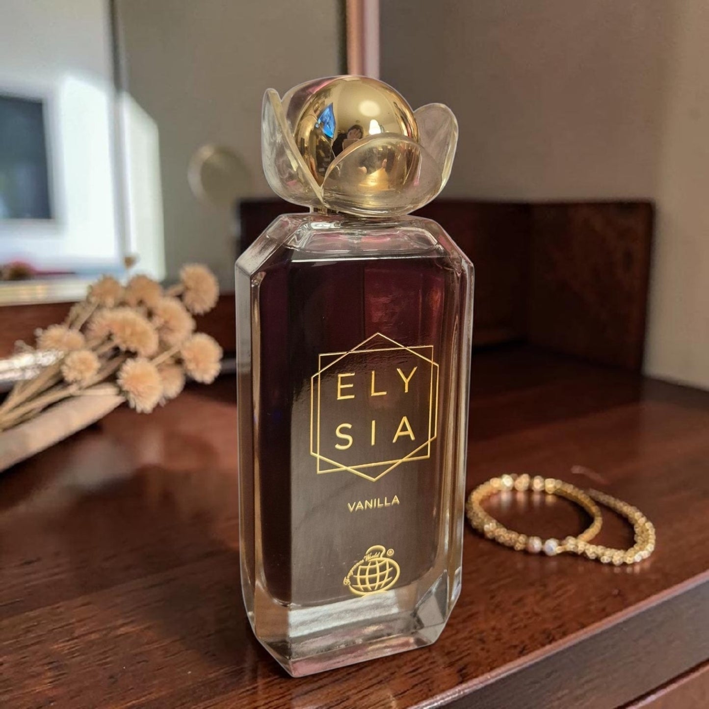 Elysia Vanilla Eau De Parfum 100ml – Sweet Creamy Vanilla Gourmand Perfume Long Lasting Warm Elegant Fragrance