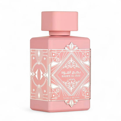 Lattafa Badee Al Oud Noble Blush Eau De Parfum 100ml – Sweet Creamy Rose Vanilla Almond Musk Fragrance