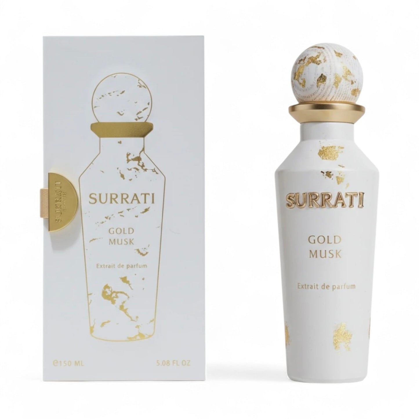 Surrati Gold Musk Extrait de Parfum 150ml – Sweet Musk Fragrance Unisex